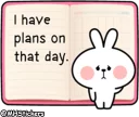 😞-Spoiled Rabbit Useful Talk, Telegram Sticker