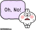 😰-Spoiled Rabbit Useful Talk, Telegram Sticker