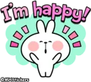 😇-Spoiled Rabbit Useful Talk, Telegram Sticker