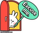 👀-Spoiled Rabbit Useful Talk, Telegram Sticker