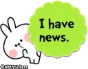 💡-Spoiled Rabbit Useful Talk, Telegram Sticker