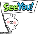 ✋-Spoiled Rabbit Useful Talk, Telegram Sticker