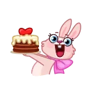 🎉-Mia Bunny, Telegram Sticker