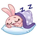 😴-Mia Bunny, Telegram Sticker