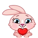 ❤️-Mia Bunny, Telegram Sticker