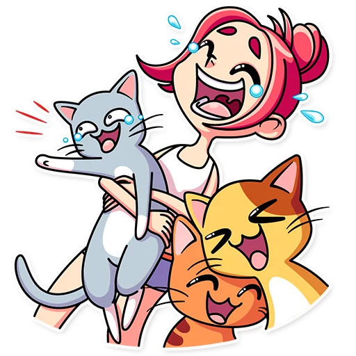 Mia Catlady, telegram sticker
