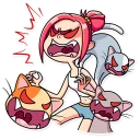 😡-Mia Catlady, Telegram Sticker