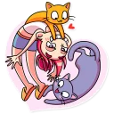 ❤-Mia Catlady, Telegram Sticker