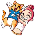👍-Mia Catlady, Telegram Sticker