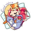 😴-Mia Catlady, Telegram Sticker