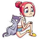 😢-Mia Catlady, Telegram Sticker