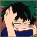 😐-Midoriya Izuku, Telegram Sticker