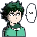 👌-Midoriya Izuku, Telegram Sticker
