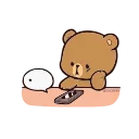 😒-Milk & Mocha Set #2, Telegram Sticker