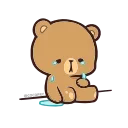 😢-Milk & Mocha Set #2, Telegram Sticker