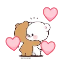 🥰-Milk & Mocha Set #2, Telegram Sticker
