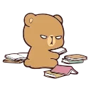 😠-Milk & Mocha, Telegram Sticker