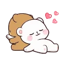 😴-Milk & Mocha, Telegram Sticker