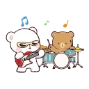 🥁-Milk & Mocha, Telegram Sticker