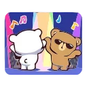 🥳-Milk & Mocha, Telegram Sticker