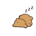 😴-Milk & Mocha, Telegram Sticker