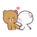 😘-Milk & Mocha, Telegram Sticker
