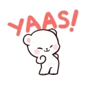 💪-Milk & Mocha, Telegram Sticker
