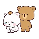 😢-Milk & Mocha, Telegram Sticker