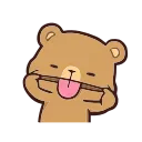 😜-Milk & Mocha, Telegram Sticker