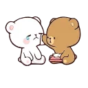😞-Milk & Mocha, Telegram Sticker