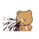 🤮-Milk & Mocha, Telegram Sticker