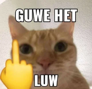 🖕-Punya piooo, Telegram Sticker
