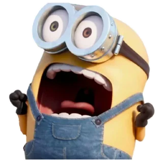 😱-Minions, Telegram Sticker