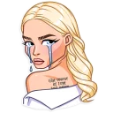 😭-Miss Alena , Telegram Sticker