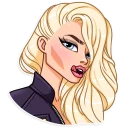 😼-Miss Alena , Telegram Sticker