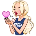 😘-Miss Alena , Telegram Sticker