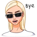 👋-Miss Alena , Telegram Sticker