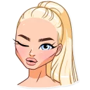 😜-Miss Alena , Telegram Sticker
