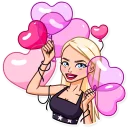 ❤️-Miss Alena , Telegram Sticker