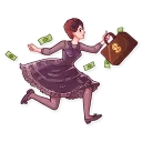 🏃-Miss Hepburn, Telegram Sticker