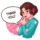 ☺️-Miss Hepburn, Telegram Sticker