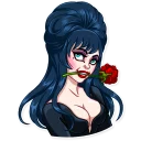 🌹-Ms. Elvira, Telegram Sticker