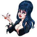 🙄-Ms. Elvira, Telegram Sticker