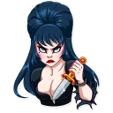 😡-Ms. Elvira, Telegram Sticker