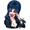 😂-Ms. Elvira, Telegram Sticker