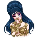 😢-Ms. Elvira, Telegram Sticker