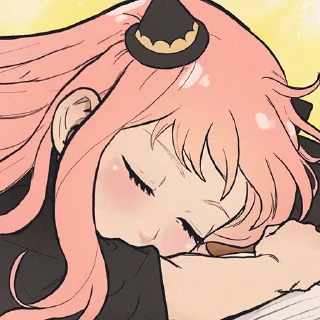 😴-Spy x Family, Telegram Sticker