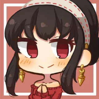 🙂-Spy x Family, Telegram Sticker