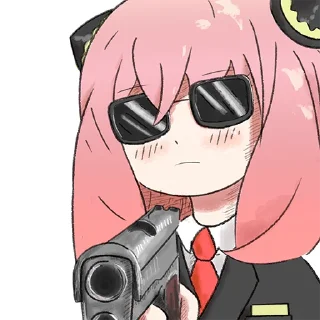 😎-Spy x Family, Telegram Sticker