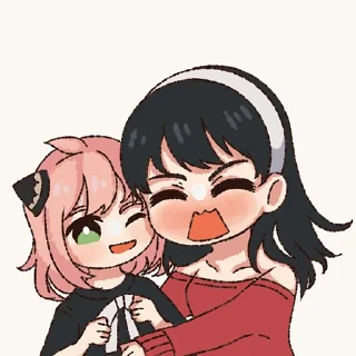 ❤️-Spy x Family, Telegram Sticker